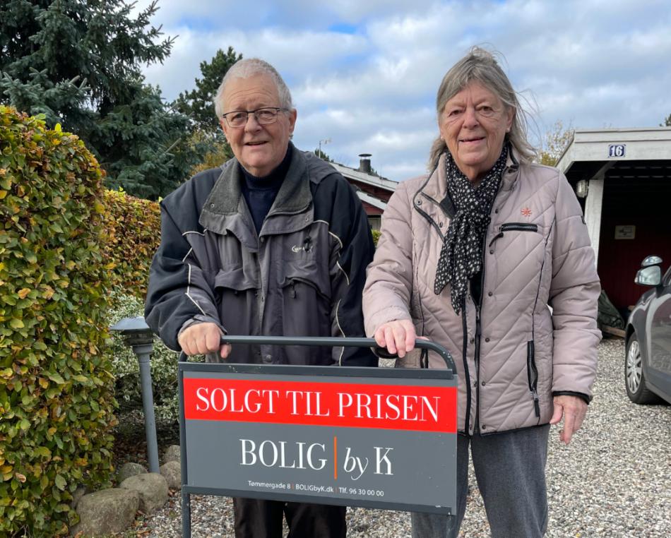 Aase og Jørn Hansen - sælgere af Langholmvænget 16, Dannemare