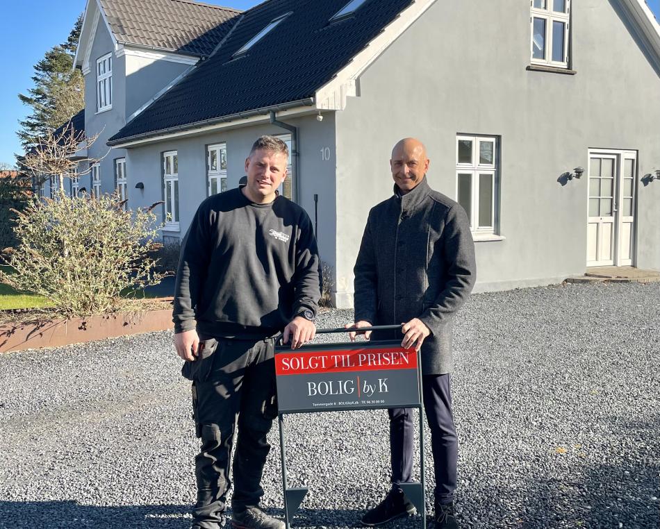 Steffen og Gitte Dickow - sælgere af Posthusvej 10, Vesterborg