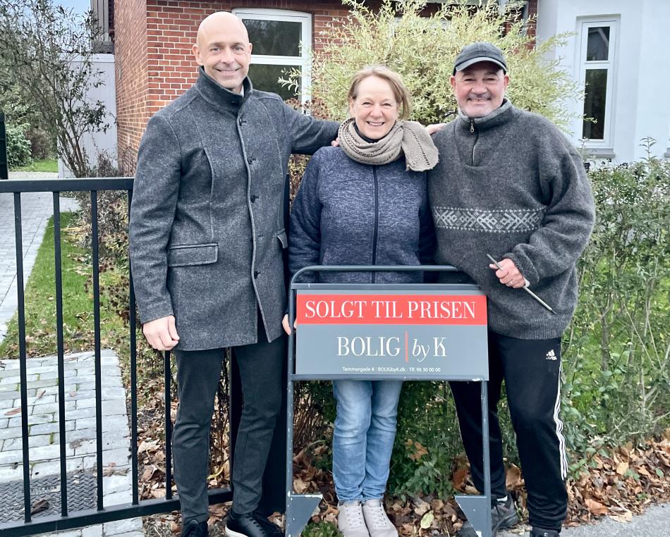 Gitte og S&oslash;ren Hansen - s&aelig;lgere af H&oslash;jrebygade 18, S&oslash;llested